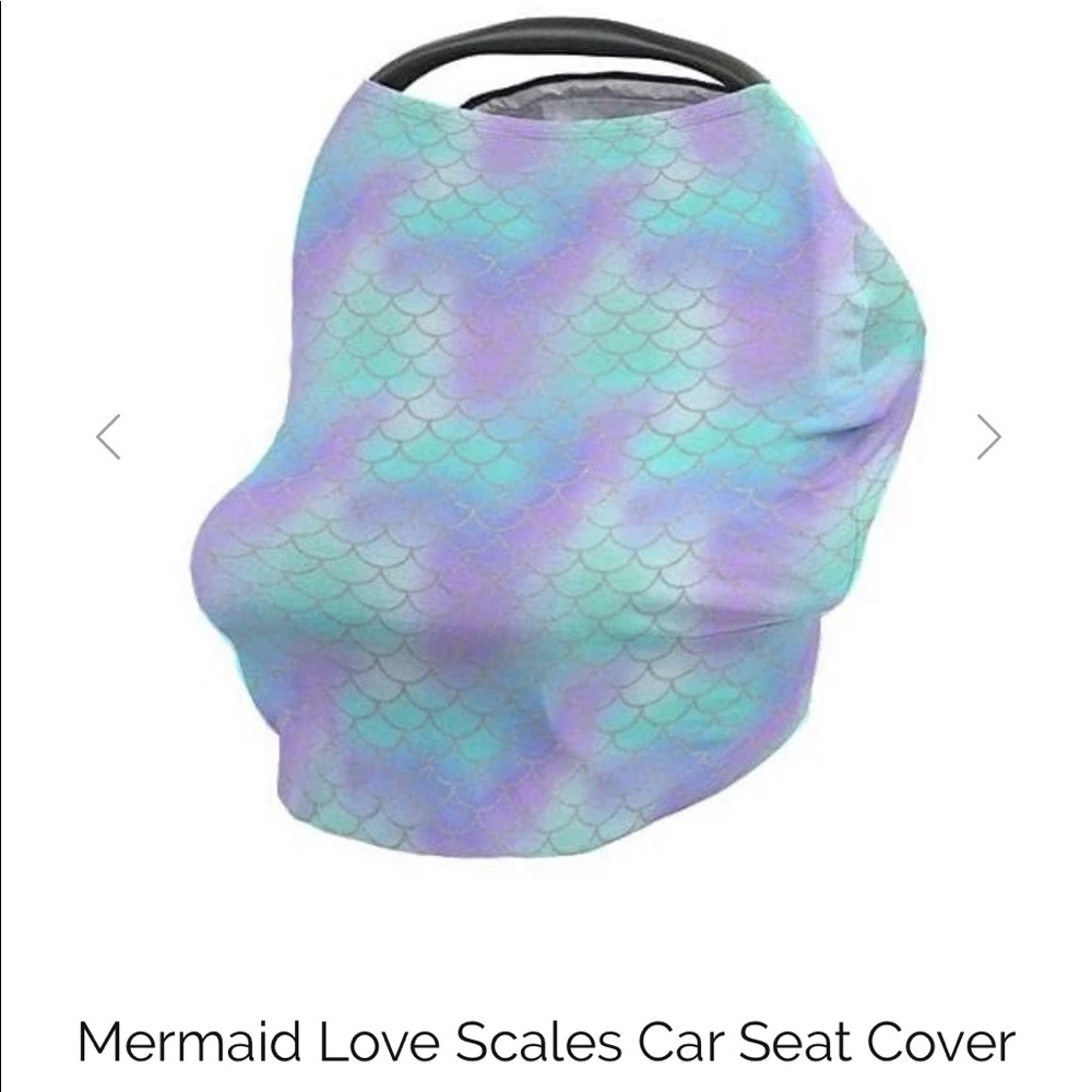 Custom Mermaid Carseat Nursing Cover New